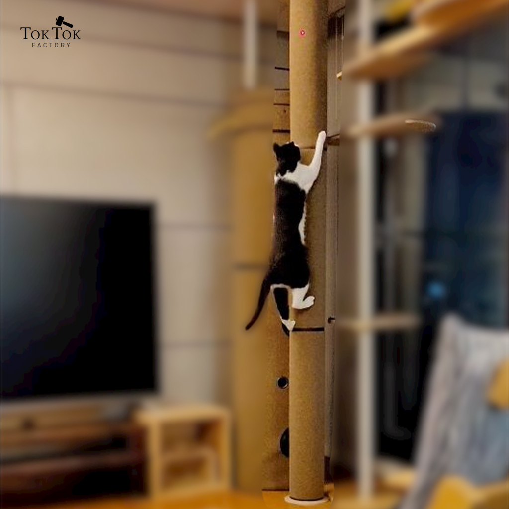 고양이 기둥 스크래쳐15 세트 - 톡톡팩토리 캣폴 캣타워